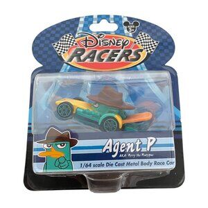 Disney Parks Disney Racers Phineas and Ferb Agent P 1/64 Scale Die Cast Car